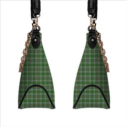 ScotsTee Shop Scottish Kennedy Ancient Clan Tartan Handbag Women's Shoulder Bag With Chain