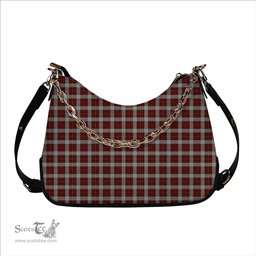 ScotsTee Shop Scottish MacFie Dress Tartan Handbag Women's Shoulder Bag With Chain