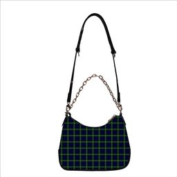 ScotsTee Shop Scottish Lammie Tartan Handbag Women's Shoulder Bag With Chain
