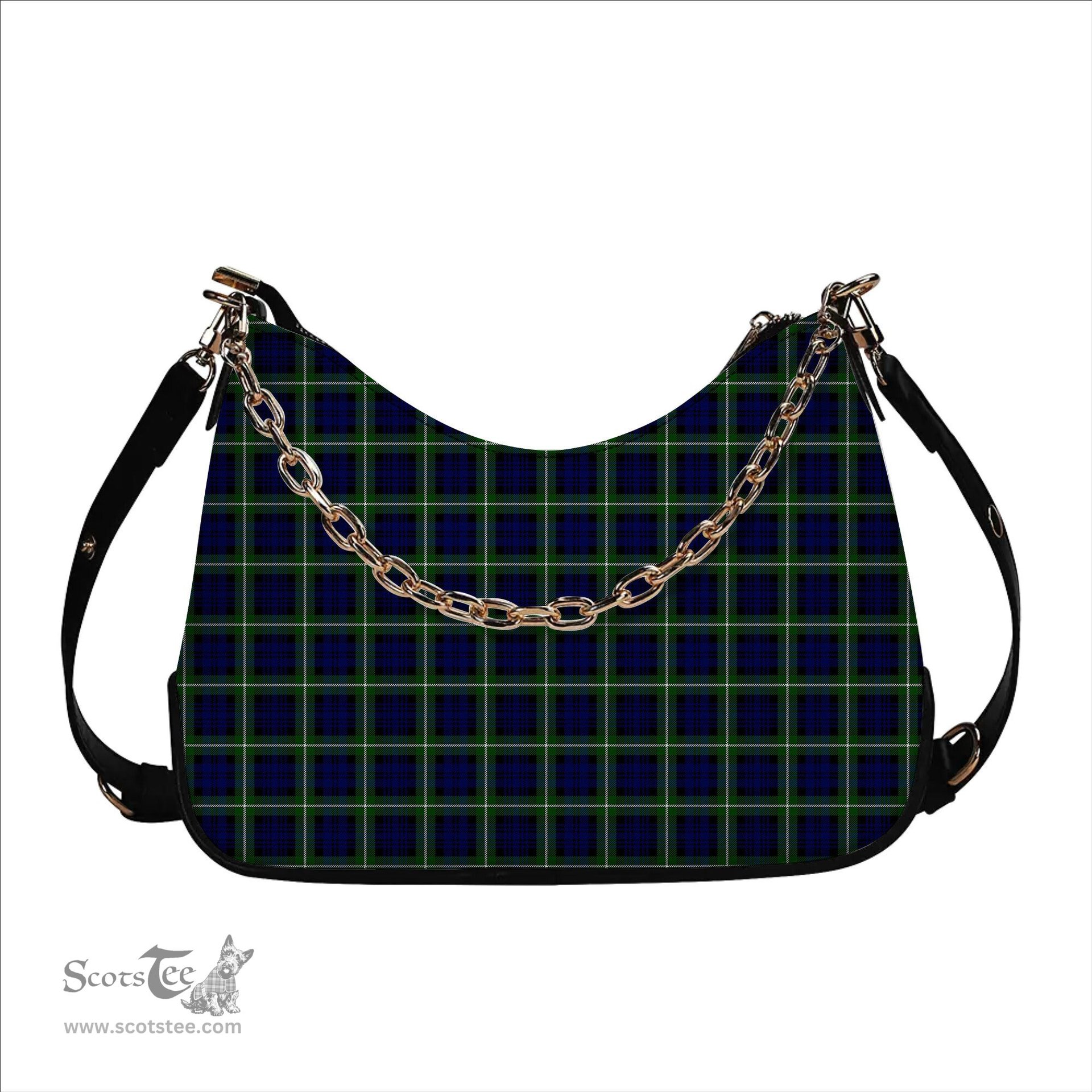 ScotsTee Shop Scottish Lammie Tartan Handbag Women's Shoulder Bag With Chain