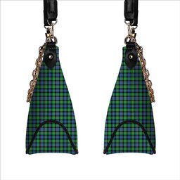 ScotsTee Shop Scottish Murray of Atholl Ancient Tartan Handbag Women's Shoulder Bag With Chain