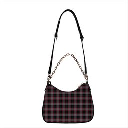 ScotsTee Shop Scottish Lindsay Hunting Modern Tartan Handbag Women's Shoulder Bag With Chain