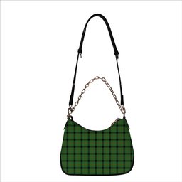 ScotsTee Shop Scottish Kincaid Ancient Tartan Handbag Women's Shoulder Bag With Chain