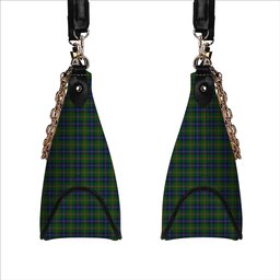 ScotsTee Shop Scottish Jones Tartan Handbag Women's Shoulder Bag With Chain