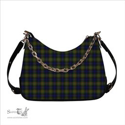 ScotsTee Shop Scottish MacLaren Modern Tartan Handbag Women's Shoulder Bag With Chain