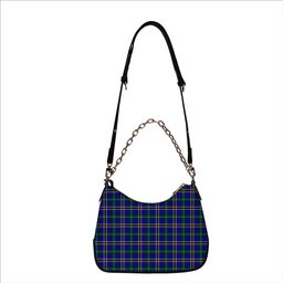 ScotsTee Shop Scottish Hope Modern Tartan Handbag Women's Shoulder Bag With Chain