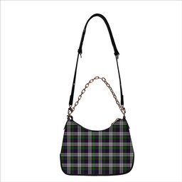 ScotsTee Shop Scottish Malcolm Dress - TD Tartan Handbag Women's Shoulder Bag With Chain