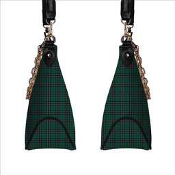 ScotsTee Shop Scottish MacLean of Duart Hunting Modern Tartan Handbag Women's Shoulder Bag With Chain