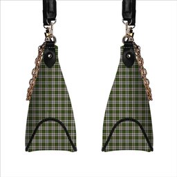 ScotsTee Shop Scottish Hay White Dress Tartan Handbag Women's Shoulder Bag With Chain