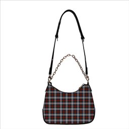 ScotsTee Shop Scottish MacDuff Dress 5 Tartan Handbag Women's Shoulder Bag With Chain