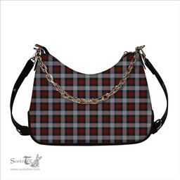 ScotsTee Shop Scottish MacDuff Dress 5 Tartan Handbag Women's Shoulder Bag With Chain
