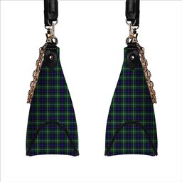 ScotsTee Shop Scottish McDonald of the Isles Hunting Modern Tartan Handbag Women's Shoulder Bag With Chain