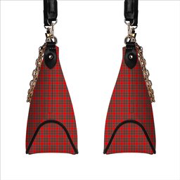 ScotsTee Shop Scottish McBean Modern Tartan Handbag Women's Shoulder Bag With Chain