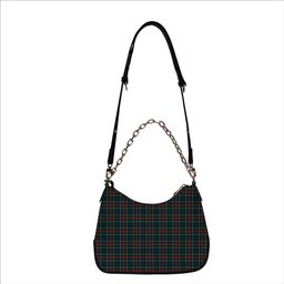 ScotsTee Shop Scottish Keith District Modern Tartan Handbag Women's Shoulder Bag With Chain