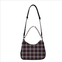 ScotsTee Shop Scottish McDonald Dress Modern Tartan Handbag Women's Shoulder Bag With Chain