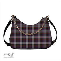 ScotsTee Shop Scottish McDonald Dress Modern Tartan Handbag Women's Shoulder Bag With Chain