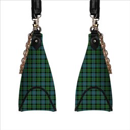 ScotsTee Shop Scottish Morrison Hunting Ancient Tartan Handbag Women's Shoulder Bag With Chain