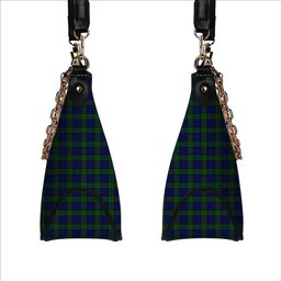 ScotsTee Shop Scottish McKay Modern Tartan Handbag Women's Shoulder Bag With Chain