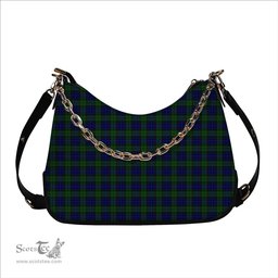 ScotsTee Shop Scottish McKay Modern Tartan Handbag Women's Shoulder Bag With Chain