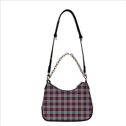 ScotsTee Shop Scottish MacLean of Duart Dress 4 Tartan Handbag Women's Shoulder Bag With Chain