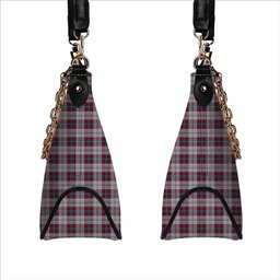 ScotsTee Shop Scottish MacLean of Duart Dress 4 Tartan Handbag Women's Shoulder Bag With Chain