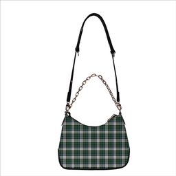 ScotsTee Shop Scottish McCallum Dress Ancient Tartan Handbag Women's Shoulder Bag With Chain