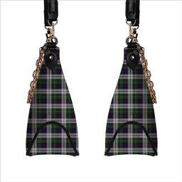 ScotsTee Shop Scottish McCallum Dress Tartan Handbag Women's Shoulder Bag With Chain