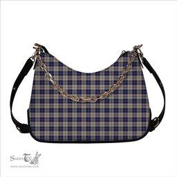 ScotsTee Shop Scottish MacRae of Conchra Tartan Handbag Women's Shoulder Bag With Chain