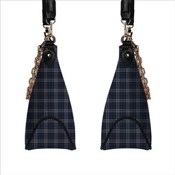 ScotsTee Shop Scottish Navy Formal Dress Tartan Handbag Women's Shoulder Bag With Chain