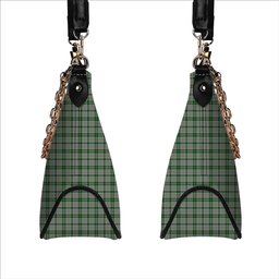 ScotsTee Shop Scottish MacGiboney Dress Tartan Handbag Women's Shoulder Bag With Chain