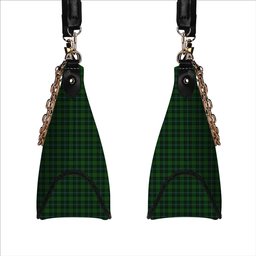 ScotsTee Shop Scottish McCandlish Hunting Green Tartan Handbag Women's Shoulder Bag With Chain