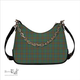 ScotsTee Shop Scottish MacKintosh Hunting Ancient Tartan Handbag Women's Shoulder Bag With Chain