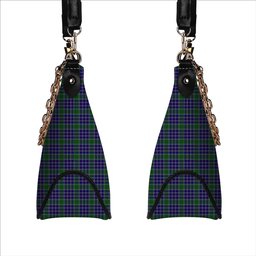 ScotsTee Shop Scottish MacDonald Lord of the Isles Hunting 2 Tartan Handbag Women's Shoulder Bag With Chain