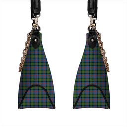 ScotsTee Shop Scottish McLennan Ancient Tartan Handbag Women's Shoulder Bag With Chain