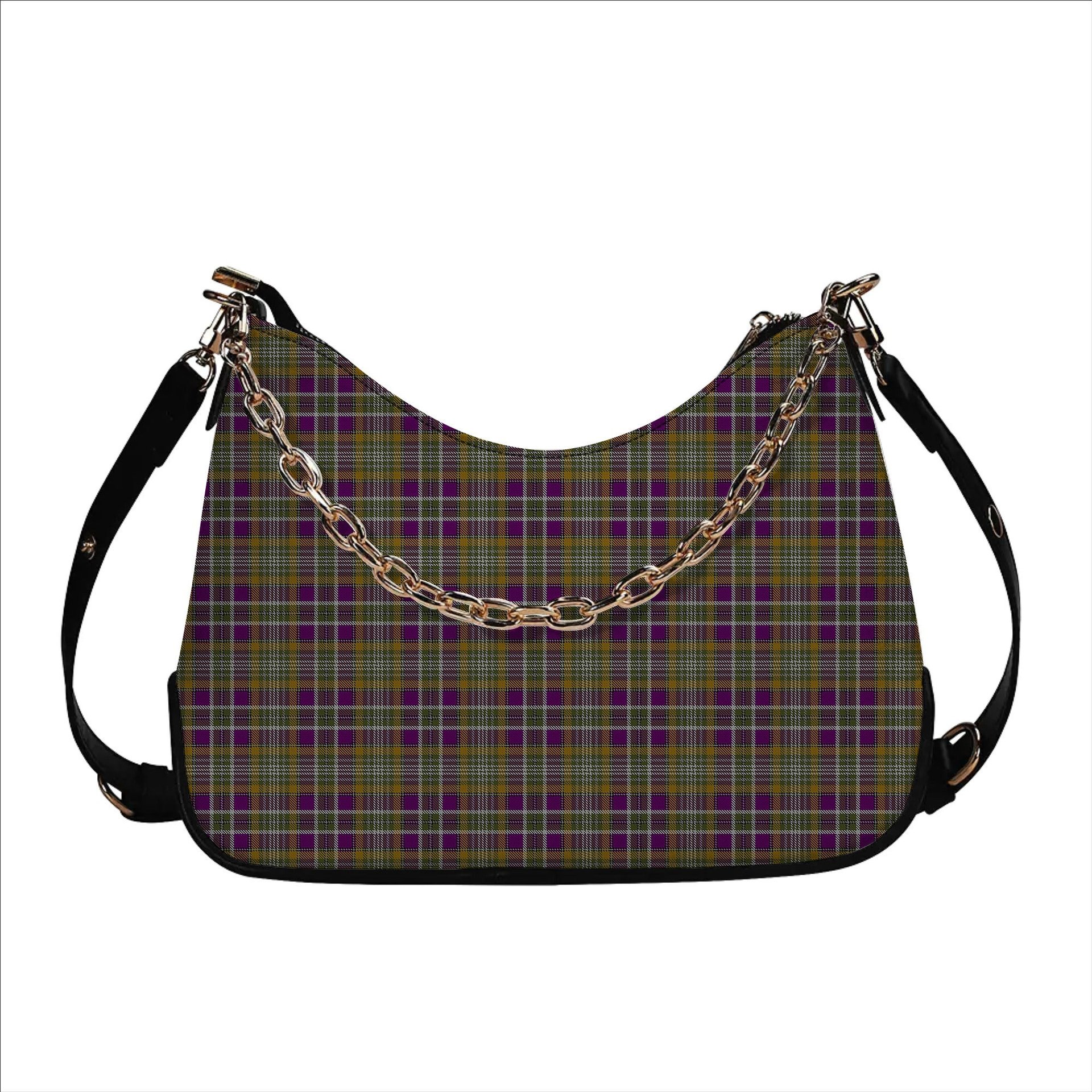 ScotsTee Shop Scottish Wexford County, Crest Range Tartan Handbag Women's Shoulder Bag With Chain