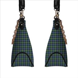 ScotsTee Shop Scottish MacDonell Of Glengarry Ancient Tartan Handbag Women's Shoulder Bag With Chain