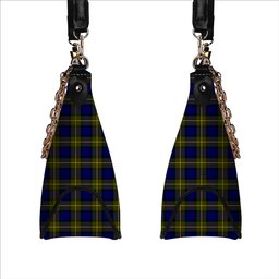 ScotsTee Shop Scottish Muir Tartan Handbag Women's Shoulder Bag With Chain