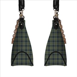 ScotsTee Shop Scottish MacBean Hunting Tartan Handbag Women's Shoulder Bag With Chain