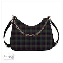 ScotsTee Shop Scottish Nicolson Hunting Modern Tartan Handbag Women's Shoulder Bag With Chain