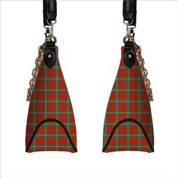 ScotsTee Shop Scottish McLaine of Loch Buie Ancient Tartan Handbag Women's Shoulder Bag With Chain