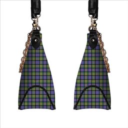 ScotsTee Shop Scottish McDonald Ancient Tartan Handbag Women's Shoulder Bag With Chain