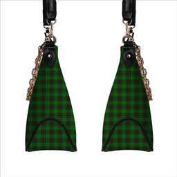 ScotsTee Shop Scottish Halkett Tartan Handbag Women's Shoulder Bag With Chain