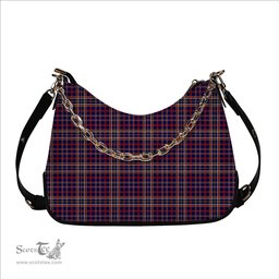 ScotsTee Shop Scottish YTL Tartan Handbag Women's Shoulder Bag With Chain