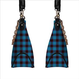 ScotsTee Shop Scottish Wedderburn Ancient Tartan Handbag Women's Shoulder Bag With Chain