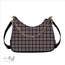 ScotsTee Shop Scottish Little Dress Modern Tartan Handbag Women's Shoulder Bag With Chain