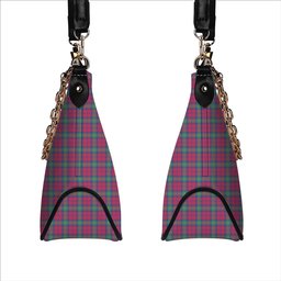ScotsTee Shop Scottish Lindsay Ancient Tartan Handbag Women's Shoulder Bag With Chain