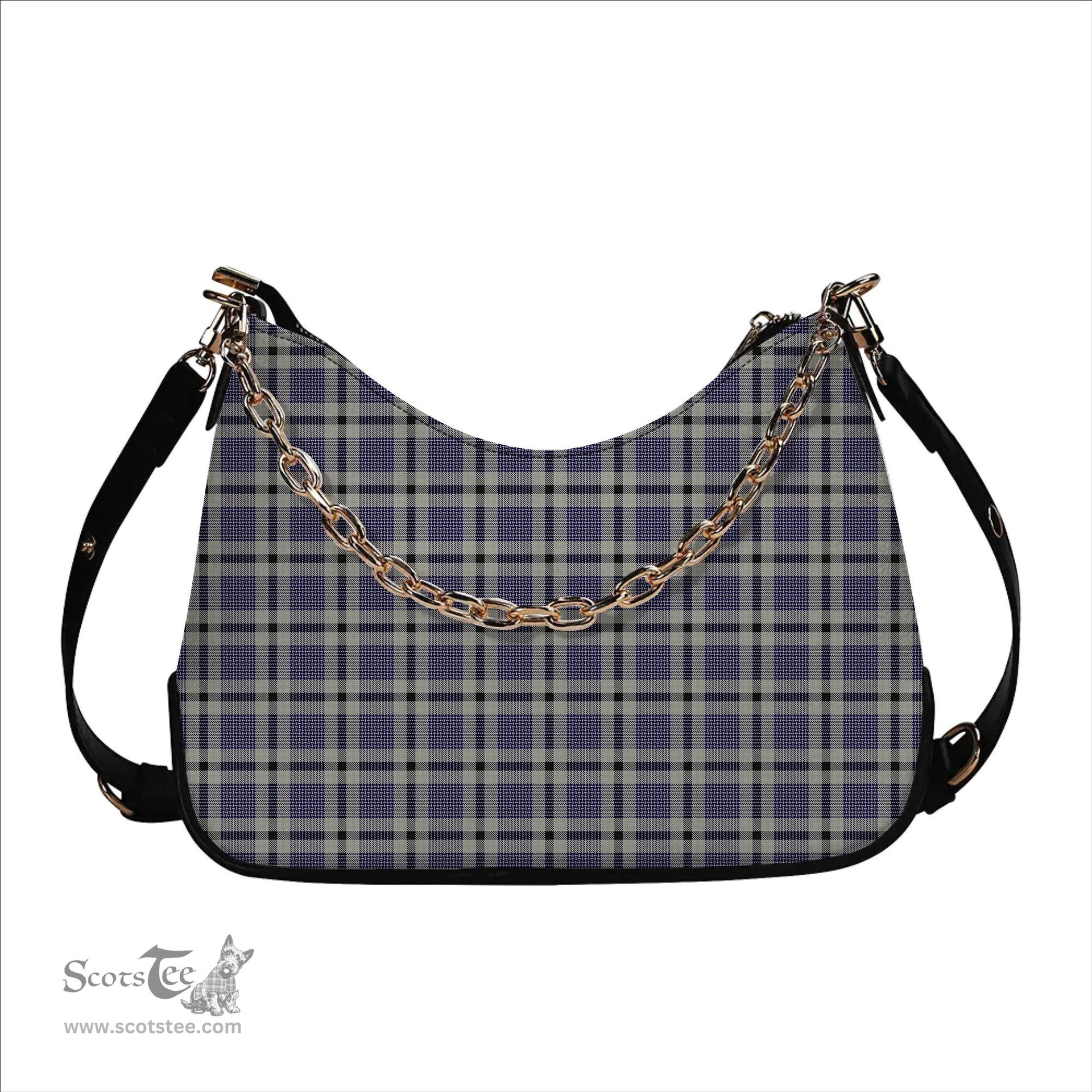 ScotsTee Shop Scottish Hanna Bible Tartan Handbag Women's Shoulder Bag With Chain