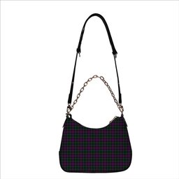 ScotsTee Shop Scottish Lennie Tartan Handbag Women's Shoulder Bag With Chain