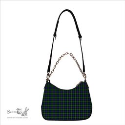 ScotsTee Shop Scottish MacKenzie Modern SC Tartan Handbag Women's Shoulder Bag With Chain