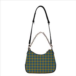 ScotsTee Shop Scottish Oliver Dress Pink Tartan Handbag Women's Shoulder Bag With Chain